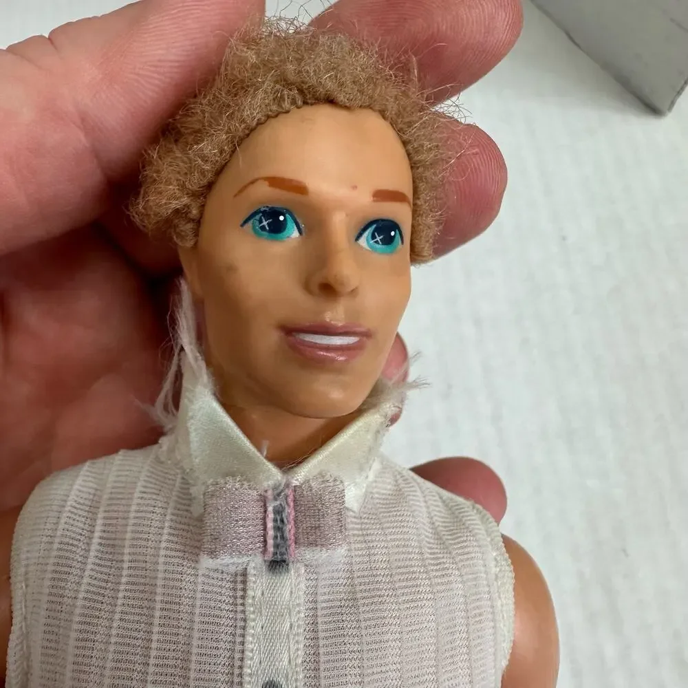Mattel 1968 Ken Doll Disney Beauty & The Beast Prince Adam Barbie Rooted Hair
